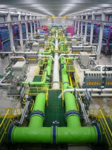saltwater desalination plant