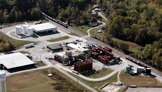 MEG2-location MEG2 facility aerial photo