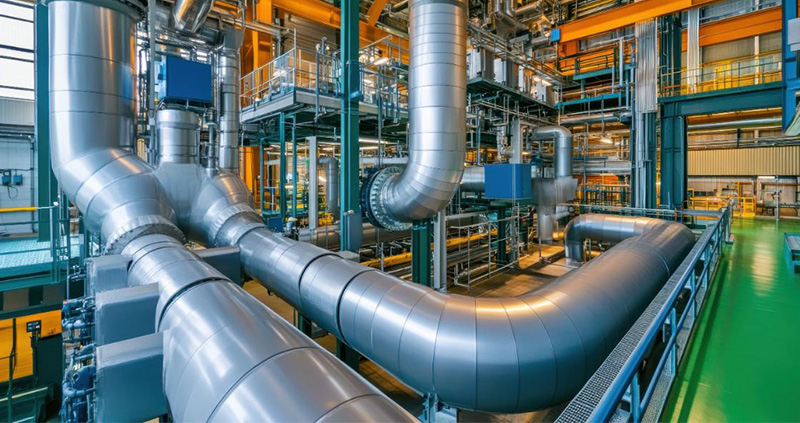 Industrial chemicals processing plant